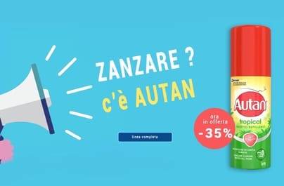 Offerta linea Autan spray su PianetaFarma