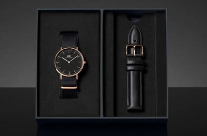 20% di sconto combinazioni selezionate Black Friday su Daniel Wellington
