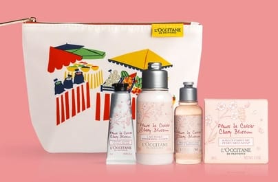 Omaggio trousse + 4 cosmetici Immortelle su L'Occitane