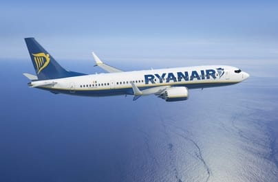 20% di sconto fino al 23 maggio su Ryanair