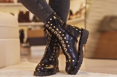 Fino al 55% di sconto scarpe donna Biker su Escarpe