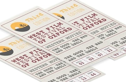 Stampa biglietti ingresso numerati, 1000 pezzi a 92€ su Sprint24
