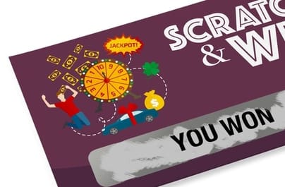 Stampa scratch card "gratta e vinci" 5000 pezzi da 421€ su Sprint24