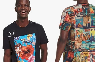 T-shirt e Polo uomo da 35€ su Desigual