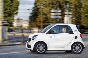 Carsharing disponibile 24 ore 24