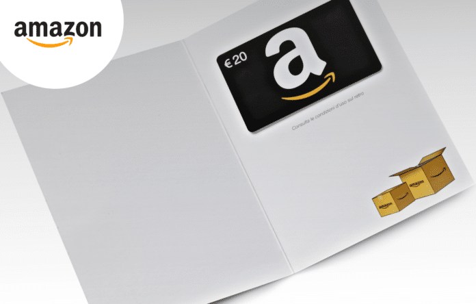 Buono regalo Amazon in formato fisico con carta regalo