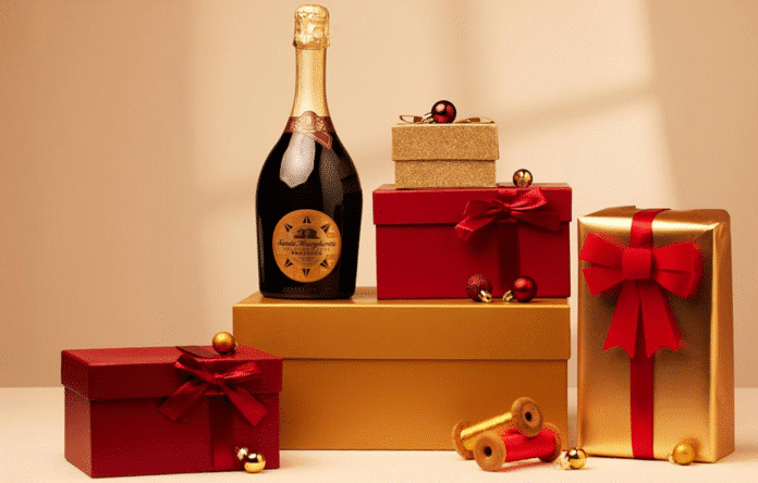 Idea regalo Natale: Champagne con confezioni eleganti