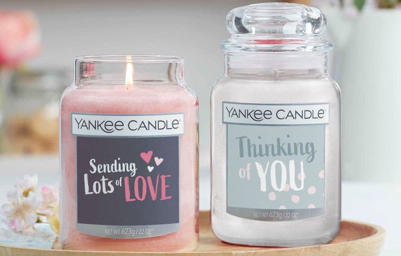 Idee regalo San Valentino: candela Yankee Candle personalizzata