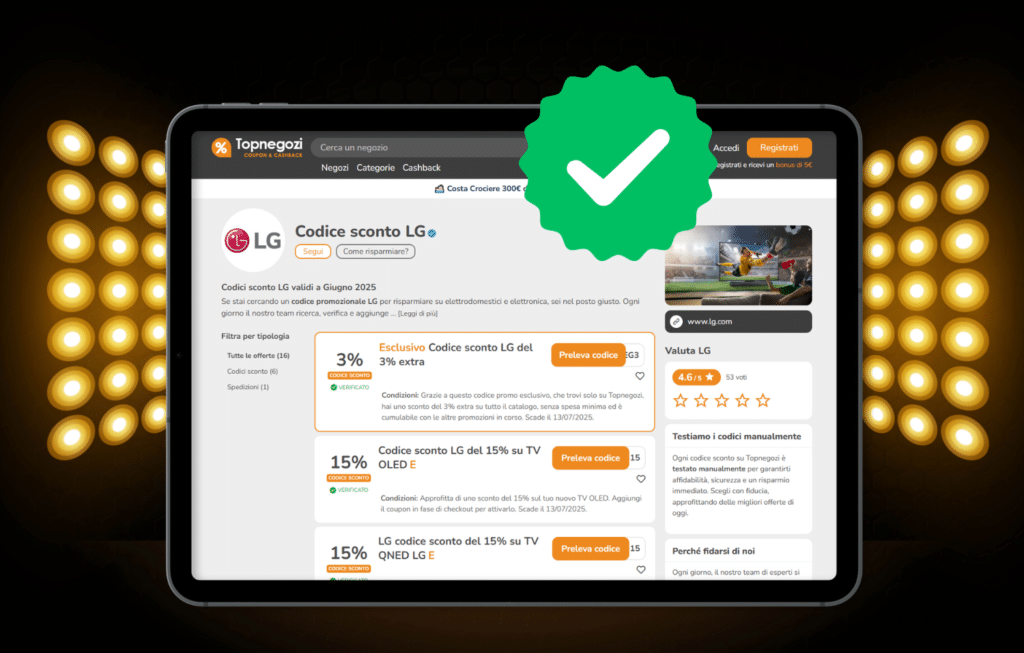 Codci Come verifichiamo i codici sconto su Topnegozi
