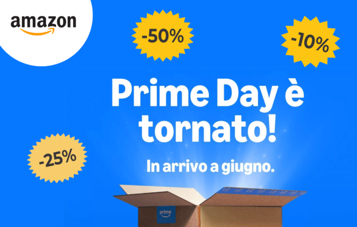 Amazon Prime Day 2026 in arrivo a giugno con offerte fino al 50%