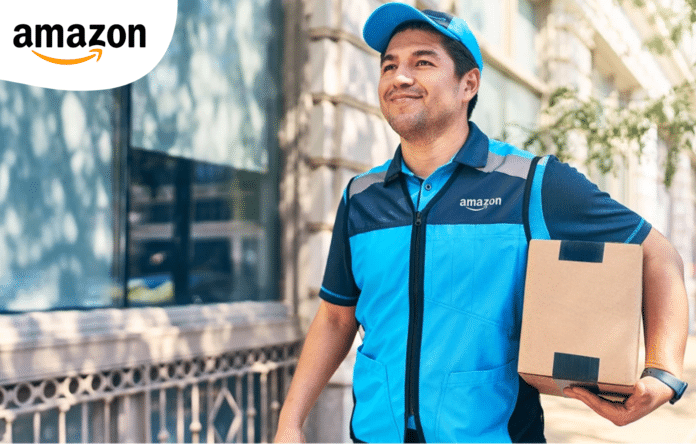 Corriere Amazon Prime consegna un pacco in giornata