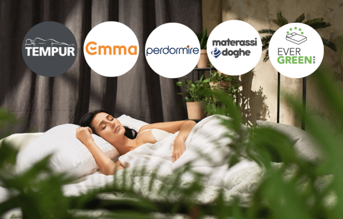 Le migliori marche di materassi: Emma, Tempur, Perdormire, Evergreenweb e Materassi e Doghe per comfort e risparmio