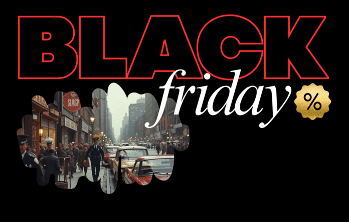 Persone che fanno acquisti online durante il Black Friday su Topnegozi, alla ricerca di codici sconto e offerte verificate