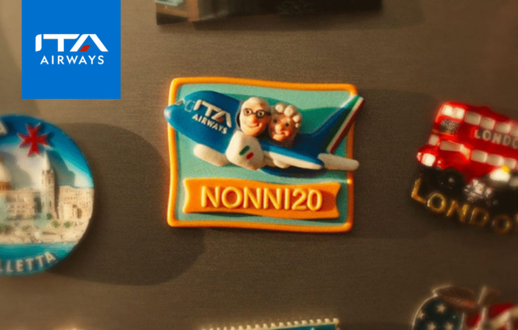 Calamite da viaggio con logo ITA Airways