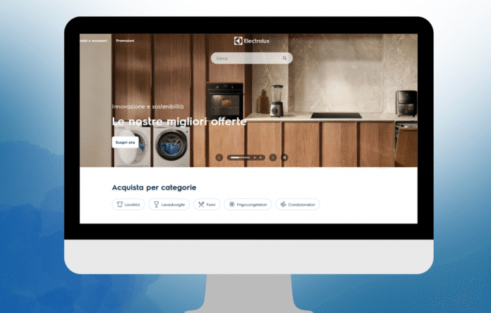 Homepage Electrolux ufficiale per acquistare elettrodomestici con codice sconto