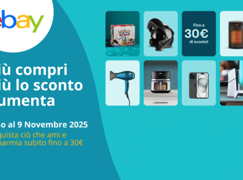 Scopri la promo eBay: più compri, più lo sconto aumenta