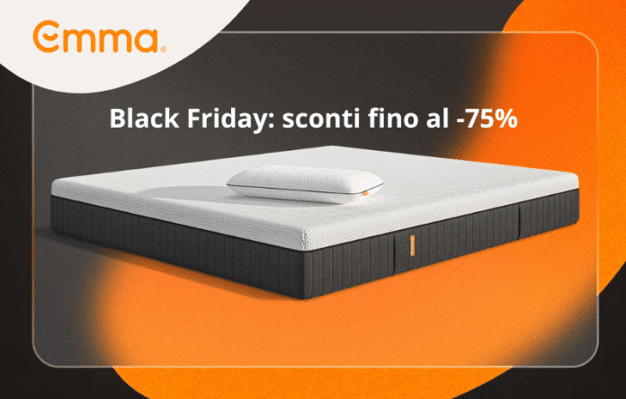Materasso Emma in offerta Black Friday con sconti fino al 75%